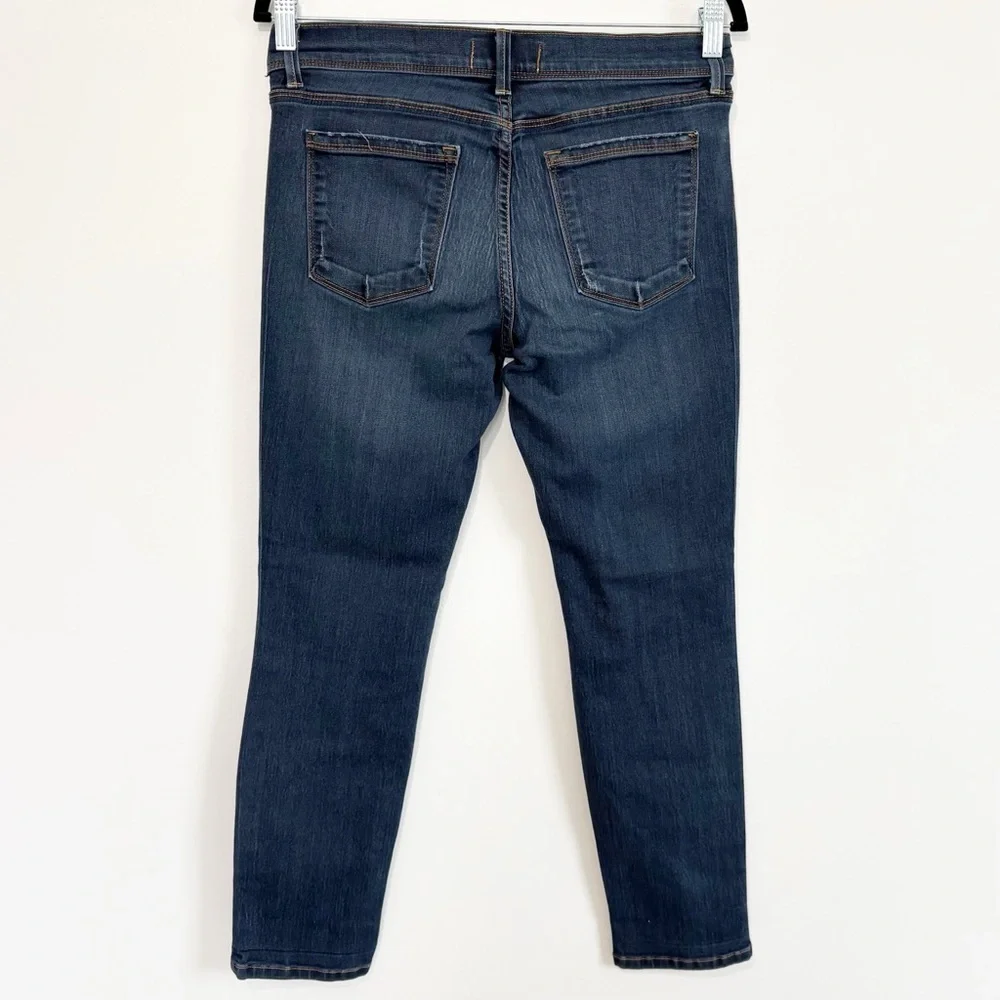 FREE PEOPLE Skinny Jeans Dark Wash Mid Rise Stretch Denim USA Made